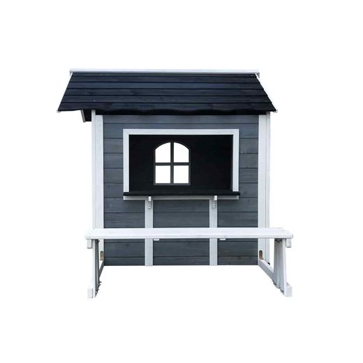 Casa per bambini, 116 x 138 x 132,5 cm, in legno di pino multicolore | Collezione Chloe