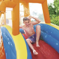 Parco Acquatico Gonfiabile Bestway Huricane Tunnel Blast 420x320x260 cm