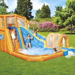 Parco Acquatico Gonfiabile Bestway Huricane Tunnel Blast 420x320x260 cm