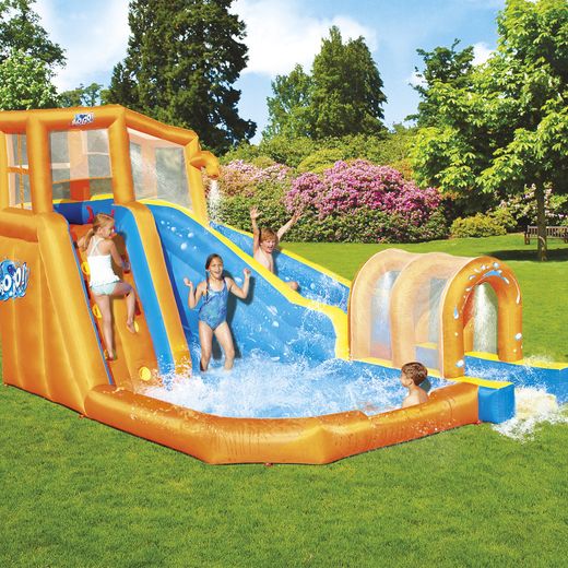 Parco Acquatico Gonfiabile Bestway Huricane Tunnel Blast 420x320x260 cm