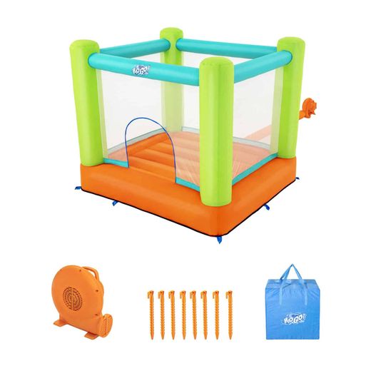Château Gonflable Sauteur Bestway 194x175x170 cm avec Pompe de Gonflage Continue