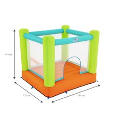 Château Gonflable Sauteur Bestway 194x175x170 cm avec Pompe de Gonflage Continue