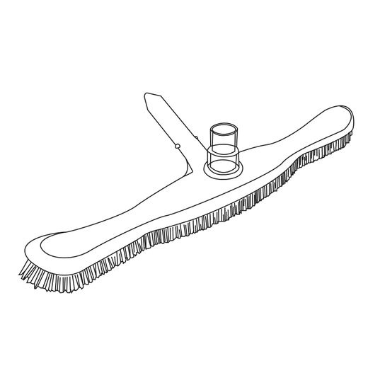 Wandbürste Kokido Evolution Series mit EZ-clip-System und Anschluss 32/38 mm