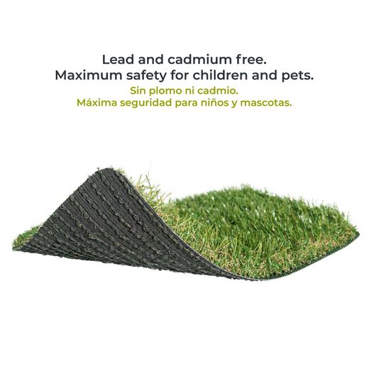 Césped Artificial en Rollo Gardiun Greenhill Pro I 30 mm 500x100 cm - Efecto Memoria, Alta Resistencia y Aspecto Natural para Jardines y Terrazas