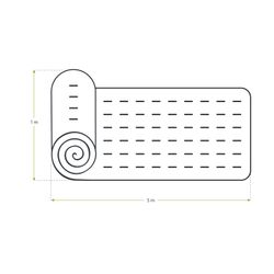 Césped Artificial en Rollo Gardiun Greenhill Pro I 30 mm 500x100 cm - Efecto Memoria, Alta Resistencia y Aspecto Natural para Jardines y Terrazas