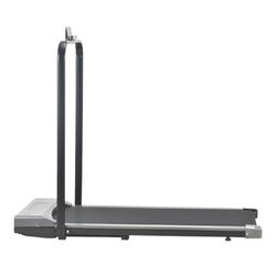 Cinta de correr plegable, 49 x 125 x 125 cm, de acero en gris y negro | Colección Serie 300