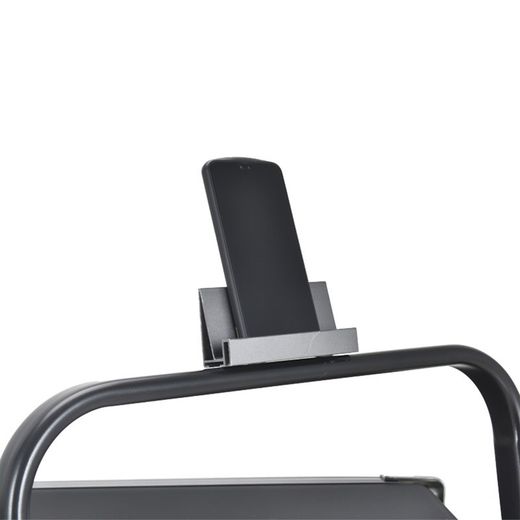 Cinta de correr plegable, 49 x 125 x 125 cm, de acero en gris y negro | Colección Serie 300