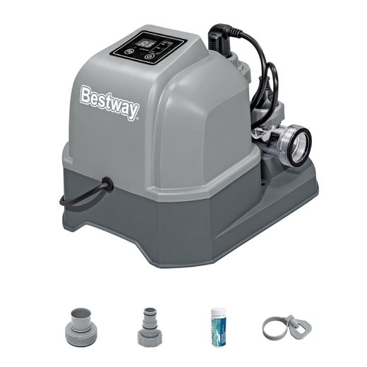 Clorador Salino Bestway Flowclear Hydrogenic para Piscinas hasta 26.498 L con Temporizador