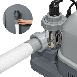 Clorador Salino Bestway Flowclear Hydrogenic para Piscinas hasta 26.498 L con Temporizador