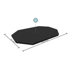 Cobertor de Inverno Ovalado Bestway 305x184 cm para Piscinas Ovaladas 305x200 cm