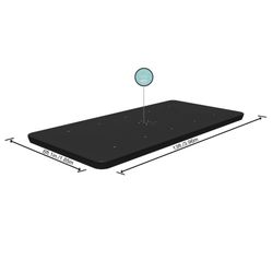 Couverture d'hiver rectangulaire Bestway 396x185 cm pour piscines 412x201 cm ou 404x201 cm