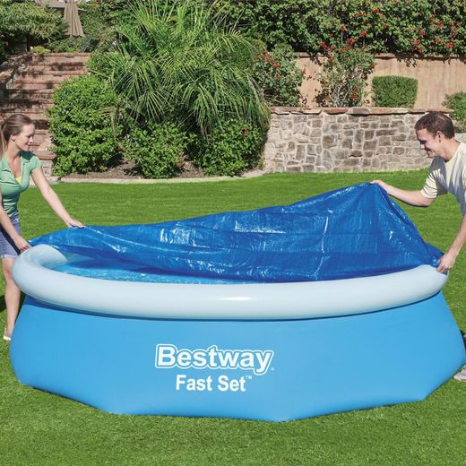 Couverture Hivernale pour Piscine Démontable Bestway Ø244 cm Rond