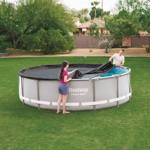 Couverture Hivernale pour Piscine Démontable Bestway Ø427 cm Rond