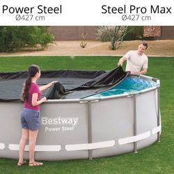 Couverture Hivernale pour Piscine Démontable Bestway Ø427 cm Rond
