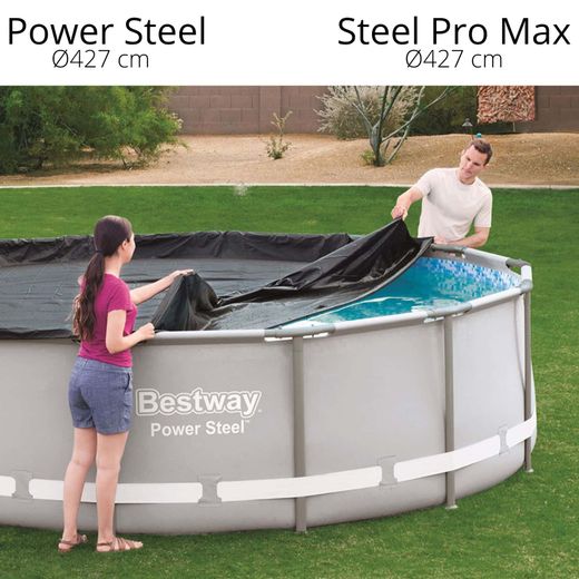 Couverture Hivernale pour Piscine Démontable Bestway Ø427 cm Rond