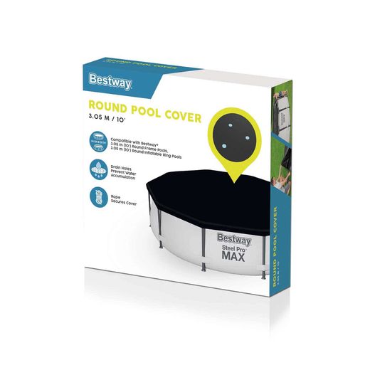 Couverture Hivernale pour Piscine Démontable Steel Pro Bestway 305 cm