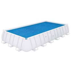 Couverture Solaire pour Piscine Démontable Bestway 703x336 cm Rectangulaire