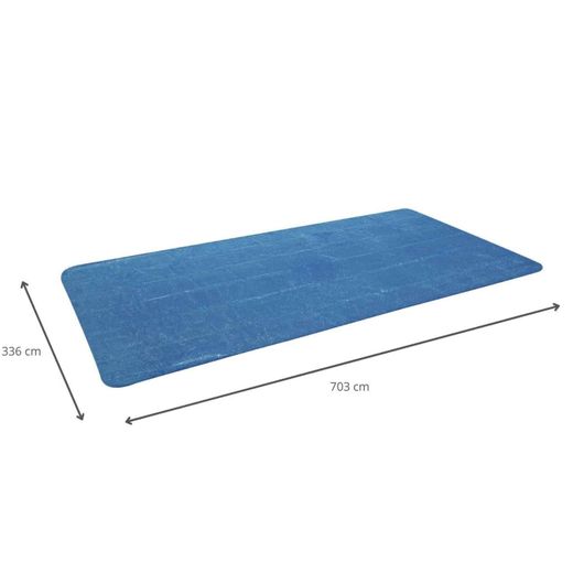 Couverture Solaire pour Piscine Démontable Bestway 703x336 cm Rectangulaire