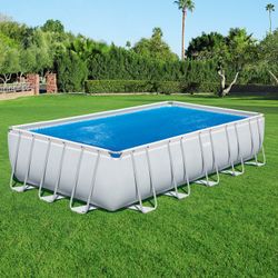 Couverture Solaire pour Piscine Démontable Bestway 703x336 cm Rectangulaire