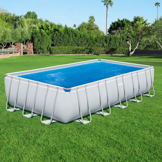 Couverture Solaire pour Piscine Démontable Bestway 703x336 cm Rectangulaire