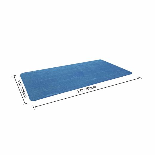 Couverture Solaire pour Piscine Démontable Bestway 703x336 cm Rectangulaire