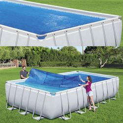 Couverture Solaire pour Piscine Démontable Bestway 703x336 cm Rectangulaire