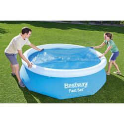 Cobertor Solar Redondo Bestway Ø289 cm para Piscina Desmontable