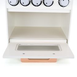 Cocina de Juguete Montessori Robincool con Horno y Accesorios de Madera Ecológica