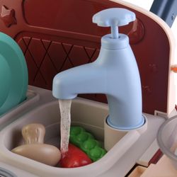 Cucina per bambini, 39 x 23 x 27 cm, in polietilene multicolore | Collezione Kitchen Cart