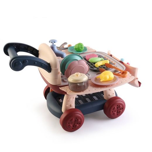 Cucina per bambini, 39 x 23 x 27 cm, in polietilene multicolore | Collezione Kitchen Cart