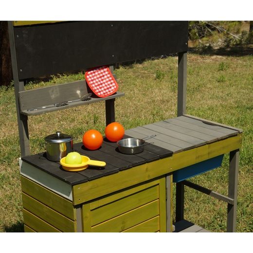 Cucina per bambini, 78 x 33 x 120 cm, in legno multicolore | Collezione Bella