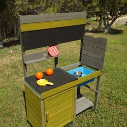 Cucina per bambini, 78 x 33 x 120 cm, in legno multicolore | Collezione Bella
