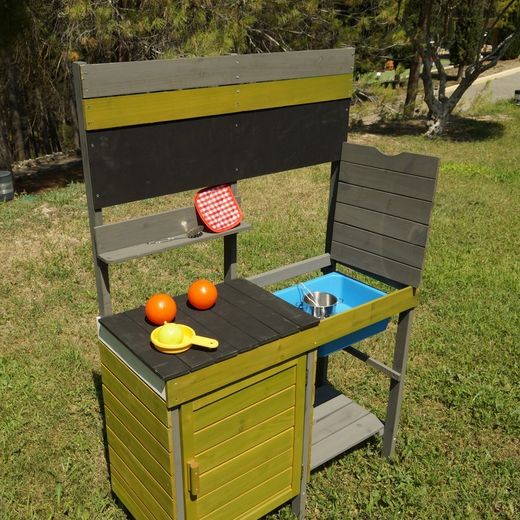 Cucina per bambini, 78 x 33 x 120 cm, in legno multicolore | Collezione Bella