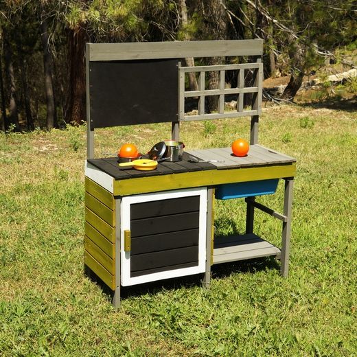 Cucina per bambini, 78 x 33 x 98 cm, in legno multicolore | Collezione Irene