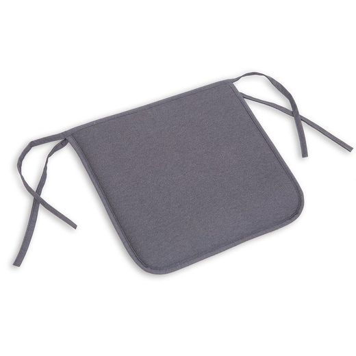 Cuscino da esterno, 38 x 38 x 2,5 cm, in tessuto grigio | Collezione Gandía
