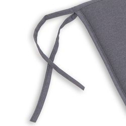 Cuscino da esterno, 38 x 38 x 2,5 cm, in tessuto grigio | Collezione Gandía
