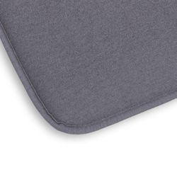 Cuscino da esterno, 38 x 38 x 2,5 cm, in tessuto grigio | Collezione Gandía