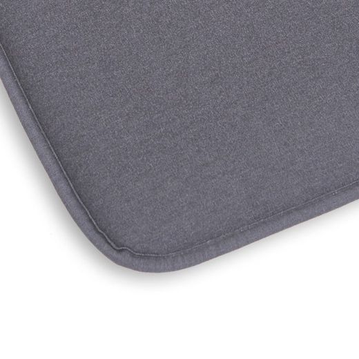 Cuscino da esterno, 38 x 38 x 2,5 cm, in tessuto grigio | Collezione Gandía