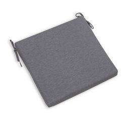 Cojín para exterior, 38 x 38 x 4,5 cm, de tejido en gris | Colección Gandía