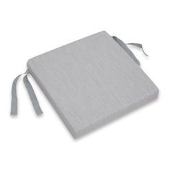 Cojín para exterior, 42 x 42 x 6 cm, de tejido en gris | Colección Pacific