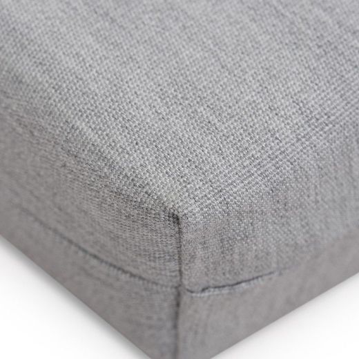 Cuscino da esterno, 42 x 42 x 6 cm, in tessuto grigio | Collezione Pacific