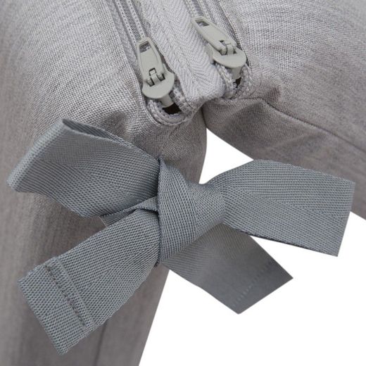Cuscino da esterno, 45 x 92 x 6 cm, in tessuto grigio | Collezione Pacific