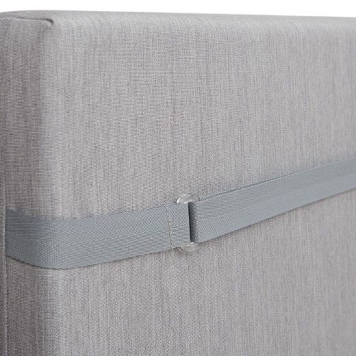 Cuscino da esterno, 45 x 92 x 6 cm, in tessuto grigio | Collezione Pacific
