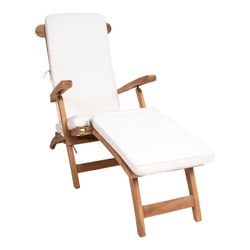 Cuscino per amaca, 197 x 55 x 5 cm, in cotone bianco | Collezione Arrecife