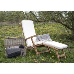 Cuscino per amaca, 197 x 55 x 5 cm, in cotone bianco | Collezione Arrecife