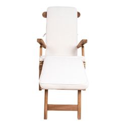 Cuscino per amaca, 197 x 55 x 5 cm, in cotone bianco | Collezione Arrecife