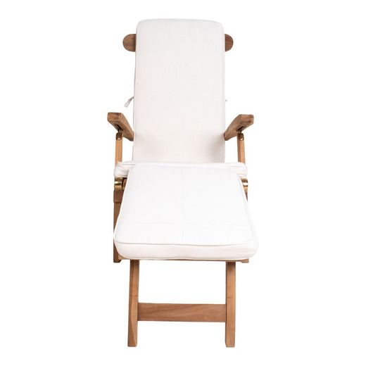 Cuscino per amaca, 197 x 55 x 5 cm, in cotone bianco | Collezione Arrecife