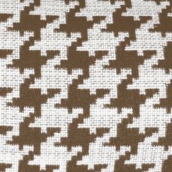 Cuscino, 45 x 45 cm, con motivo a pata di gallo marrone/bianco | Collezione Ribe
