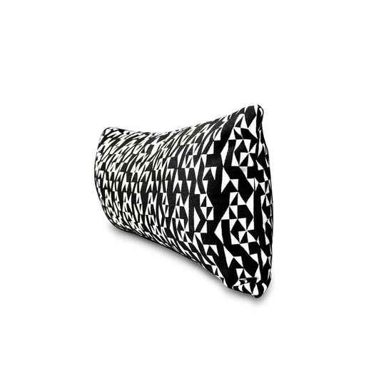 Cuscino, 55 x 30 cm, con stampa geometrica nero/bianco | Collezione Breda