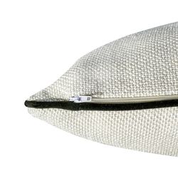 Cojín, 60  x  60 cm, con ribete perla/negro | Colección Delft